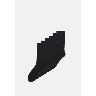 Abbildung von Calvin Klein Underwear MEN Casual FLAT Carter 6 PACK Socken, Herren, Größe: 43 46, Black