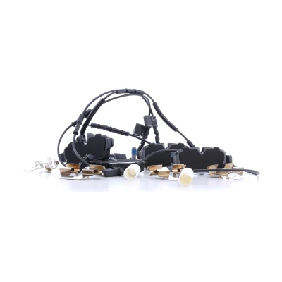 Abbildung von BREMBO P 06 103 Bremsbelagsatz inkl. Verschleißwarnkontakt mit Bremssattelschrauben Zubehör MINI: Convertible, Hatchback, Clubman
