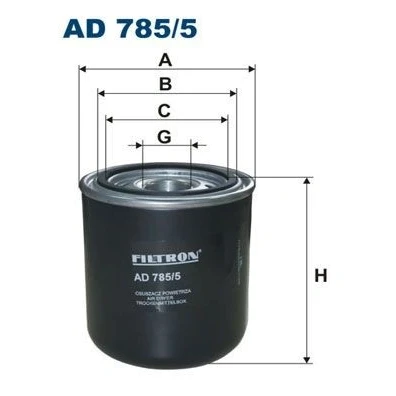Abbildung von FILTRON AD 785/5 Lufttrockner, Druckluftanlage RENAULT TRUCKS: Midlum