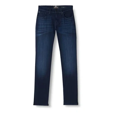 Abbildung von 7 For All Mankind Herren Slimmy Slim Jeans, Blau (Dark Blue IP), 30W / 33L