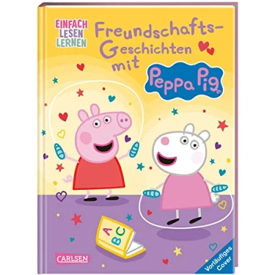 Abbildung von Peppa Wutz: Freundschafts Geschichten mit Pig: Einfach Lesen Lernen 2 lustige Wutz für Leseanfänger*innen ab 5 Jahren vielen Bildern, Comic Elementen und Rätseln