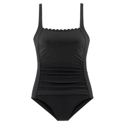 Abbildung von Lascana Swimsuit Badeanzug, Damen, Größe: 42xB, Black/white