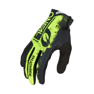 Abbildung von O&#039;NEAL Fahrrad &amp; Motocross Handschuhe MX MTB DH FR Langlebige, Flexible Materialien, belüftete Handoberseite Matrix Glove Shocker V.23 Erwachsene Schwarz Neon Gelb Größe XL
