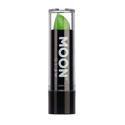Abbildung von Moon Glow Neon UV Glitzer Lippenstift, leuchtender neonfarbener leuchtet unter Strahlung (grün, 1 Stück)