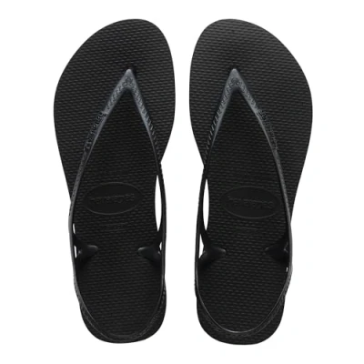 Abbildung von Havaianas Damen Sunny Flache Sandale, Schwarz, 39/40 EU (EU 41/42)