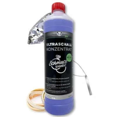 Abbildung von PandaCleaner Ultraschallreiniger Schmuck EDITION 1L Ultrasonic Jewelry Cleaner Reinigung Ultraschall für Gold, Silber, Edelsteinen, Münzen, Uhren uvw. (1000ml)