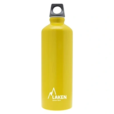Abbildung von Laken Futura Alu Trinkflasche Schmale Öffnung Schraubdeckel mit Schlaufe 0,75L, Gelb