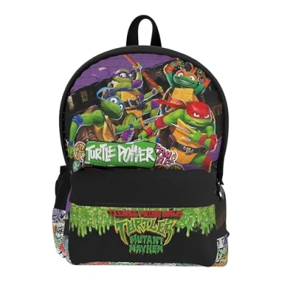 Abbildung von CYPBRANDS Unisex Kinder Ninja Turtles Jugendliche, anpassbar an Trolley Mutants Rucksack, bunt
