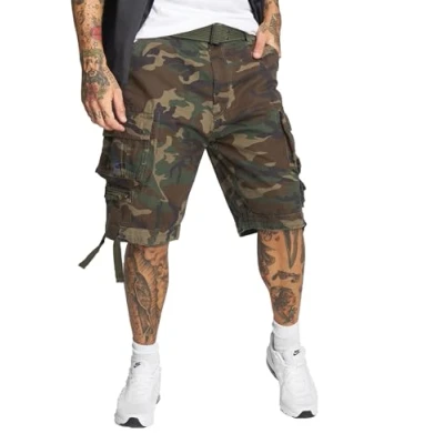 Abbildung von Brandit Herren Cargo Short Schwarz XXL Gr. XXXXXXL, Woodland