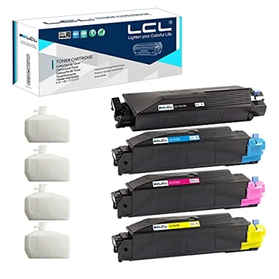 Abbildung von LCL Kompatibel TonerKartusche TK 5150 5150K 5150C 5150M 5150Y 1T02NS0NL0 1T02NSCNL0 1T02NSBNL0 1T02NSANL0 (4 KCMY) Ersatz für Kyocera ECOSYS M6035cidn M6535cidn P6035cdn