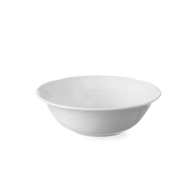 Abbildung von HENDI Salatschälchen 250 ml Ø 14,5 x 4,5 cm Porzellan Flora weiß rund, Salatschale klein