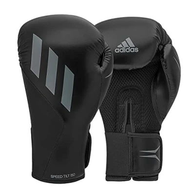 Abbildung von adidas Speed TILT 150 mit Neuer Neigungstechnologie für Männer, Frauen, Unisex Boxen, Boxsack, Kickboxen, MMA und Training Blau/Rot 10 oz