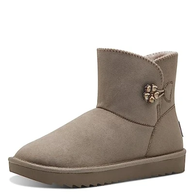 Abbildung von Marco Tozzi Stiefelette, Damen, Größe: 37, Taupe Schuhe