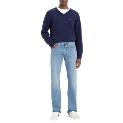 Abbildung von Levi&#039;s Herren 501 Original Fit Jeans, Smooth Cruise Cool, 30W / 32L