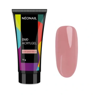 Abbildung von NEONAIL DUO Acrylgel Cover Peach Blush Polygel Nägel Gel für Acryl Nagelverlängerung Poly 15 g