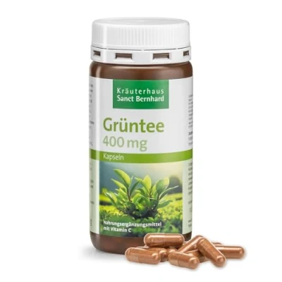 Abbildung von Sanct Bernhard Grüntee Kapseln mit Extrakt, Polyphenol &amp; EGCG 120