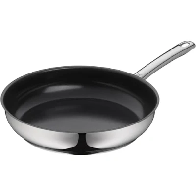 Abbildung von WMF Devil Bratpfanne 28 cm, Pfanne Induktion Antihaftbeschichtung, Keramikpfanne, Edelstahlgriff, Induktionspfanne für alle Herdarten geeignet, Keramikbeschichtung, backofenfest
