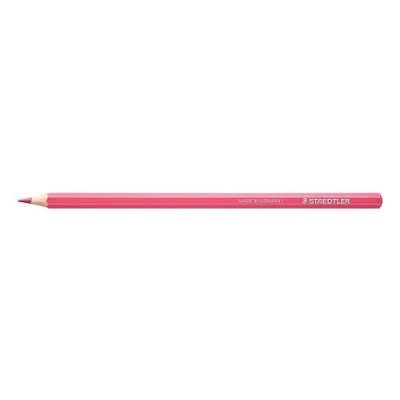 Abbildung von STAEDTLER Buntstifte Design Journey, rosa, hoch pigmentiert, weiche Mine, Holz aus PEFC zertifizierten Wäldern, klassische Sechskantform, 6 Farbstifte in Faltschachtel, 146C 25