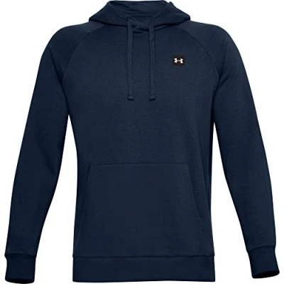 Abbildung von Under Armour Rival Hoody Herren Dunkelblau, Grau, Größe L