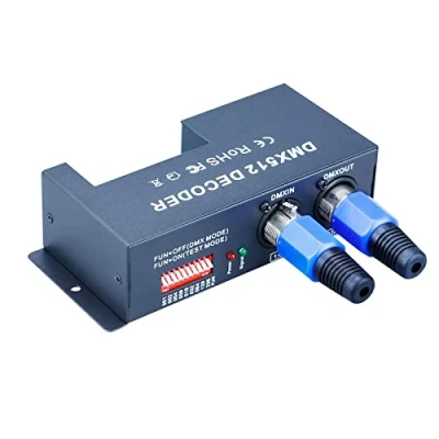 Abbildung von JOYLIT DMX512 LED Decodierer Controller Treiber DC 12V 24V 3Kanal 3x8A für RGB 5050 3528 Streifen Licht