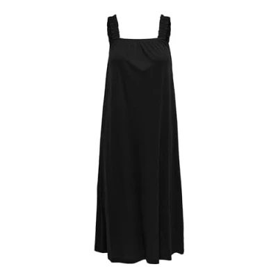Abbildung von ONLY Damen Onlmay S/L Mix Dress Jrs Sommerkleid, Schwarz, XS EU
