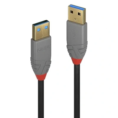 Abbildung von LINDY USB 3.0 Kabel Typ A anthra Line 5m