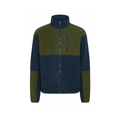 Abbildung von Blend Brooks ZIPP THRU Fleecejacke, Herren, Größe: Large, Dress blues
