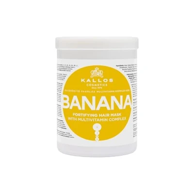 Abbildung von Kallos Banane Maske mit Multivitamin Komplex zur Verstärkung der Haare, 1000 ml