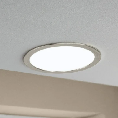 Abbildung von EGLO Deckenleuchte »FUEVA Z«, Leuchtmittel LED Modul fest integriert, in nickel aus Alu 16,5W warmweiß kaltweiß