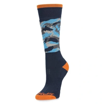 Abbildung von Spyder Jungen Youth Sweep Ski Socken, Camouflage Aether Blue, 33 36 EU