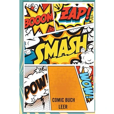 Abbildung von Comic Buch Leer: Zum Selber Zeichnen Geschenk Für Kinder Und Comicfans