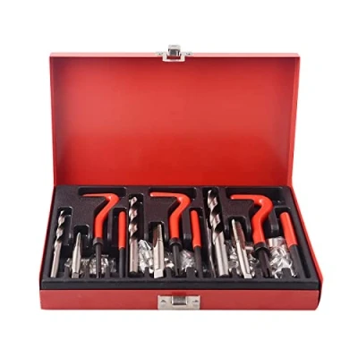 Abbildung von DAYUAN 88 Stück Gewinde Reparatur Set für Helicoil M6 M8 M10 Einsätze, Gewindebohrer und Bohrer