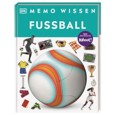 Abbildung von memo Wissen. Fußball: Geschichte, Regeln, Torjäger: Kompetentes Sachwissen und kahoot Quizfragen. Für Kinder ab 8 Jahren