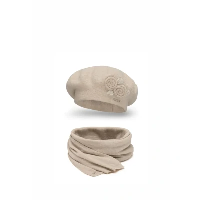 Abbildung von Vivisence SET Schal, Damen, Größe: One Size, Beige