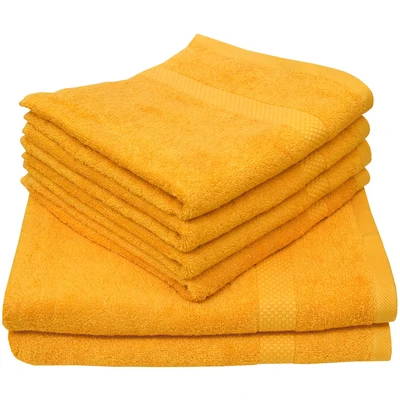 Abbildung von Dyckhoff Handtuch Set »Planet«, (Set, 6 St., 4 Handtücher (50x100 cm) 2 Badetücher (70x140 cm), (50x100cm), Duschtücher (70x140cm)