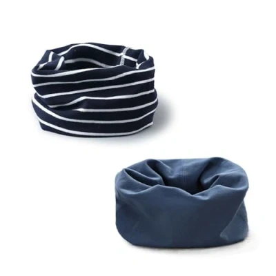 Abbildung von ENSTAB 2 Stück Loop Kinder Baumwolle Herbst Winter Schal Baby Hals Wärmer Mädchen und Junge