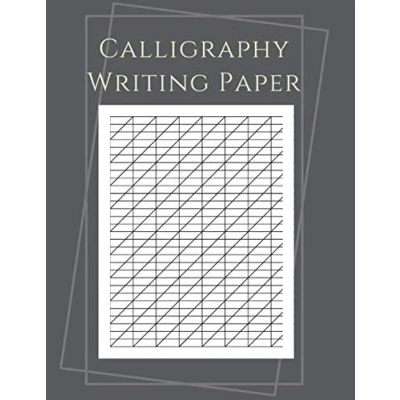Abbildung von Calligraphy Writing Paper: Practice Sheets 110 sheet pad For Lettering Artist , Beginners