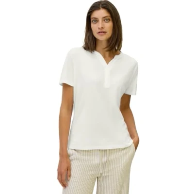 Abbildung von Cecil LÄSSIGEIKA LOOK Tshirt basic, Damen, Größe: Medium, Weiß