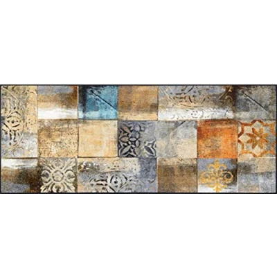 Abbildung von wash+dry Fußmatte, Tilea 75x190 cm, innen und außen, waschbar