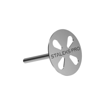 Abbildung von STALEKS Pododisc 20 mm Pediküre + 5 Ersatz Feile 180 Grit Professioneller Heimgebrauch Edelstahl (PDset 20)