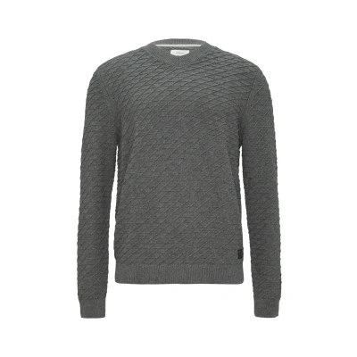Abbildung von s.Oliver MIT Vausschnitt Strickpullover, Herren, Größe: Small, Graphit