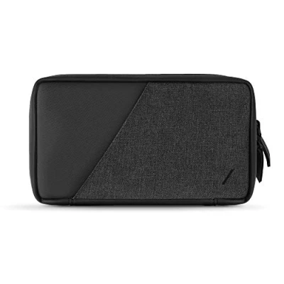 Abbildung von Native Union Stow Organizer Leichte Reisetasche aus strapazierfähigem Canvas, Speichert Kabel, Ladegeräte und mehr (Slate)