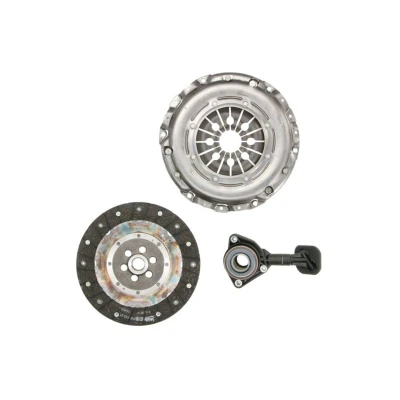 Abbildung von VALEO 834083 Kupplungssatz KIT3P (CSC) mit Kupplungsdruckplatte, Zentralausrücker Kupplungsscheibe, ohne Sensor 240 VOLVO: V50, C30, S40 II