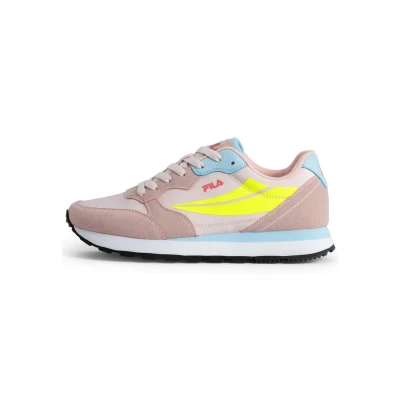 Abbildung von Fila Hypert Sneaker low, Damen, Größe: 39, Mauve chalk acid lime Leder/synthetik