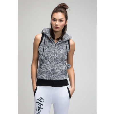 Abbildung von Urban Classics Weste, Damen, Größe: Small, Blk/wht