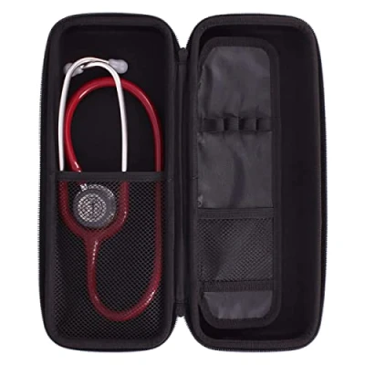 Abbildung von DocCheck Stethoskop Tasche &quot;S Pack&quot; Hardcover für alle gängigen Stethoskope Mit Zwischentasche Diagnostikleuchten