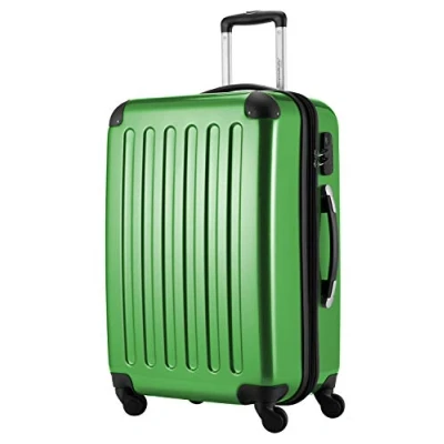 Abbildung von HAUPTSTADTKOFFER Alex Mittelgroßer Hartschalenkoffer, 4 Rollen, Koffer, Trolley, Rollkoffer, Reisekoffer, Volumenerweiterung, 65 cm, 74 Liter, Grün
