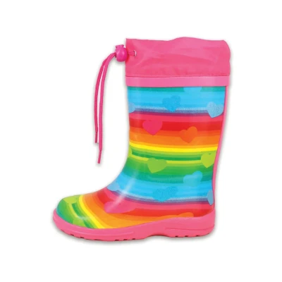Abbildung von Beck Regenbogen Gummistiefel für Kinder, Größe: 31, Multicolor Schuhe