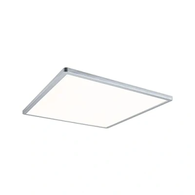 Abbildung von Paulmann 70995 LED Panel Atria Shine 420x420mm 3 Step Dim eckig incl. 1x22 W dimmbar Warmweiß Chrom matt Lichtpanel Kunststoff Deckenpanel 3000 K