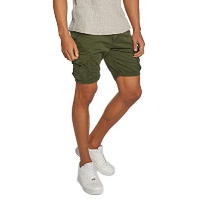 Abbildung von Alpha Industries CREW Patch Shorts, Herren, Größe: 38, Dark oliv